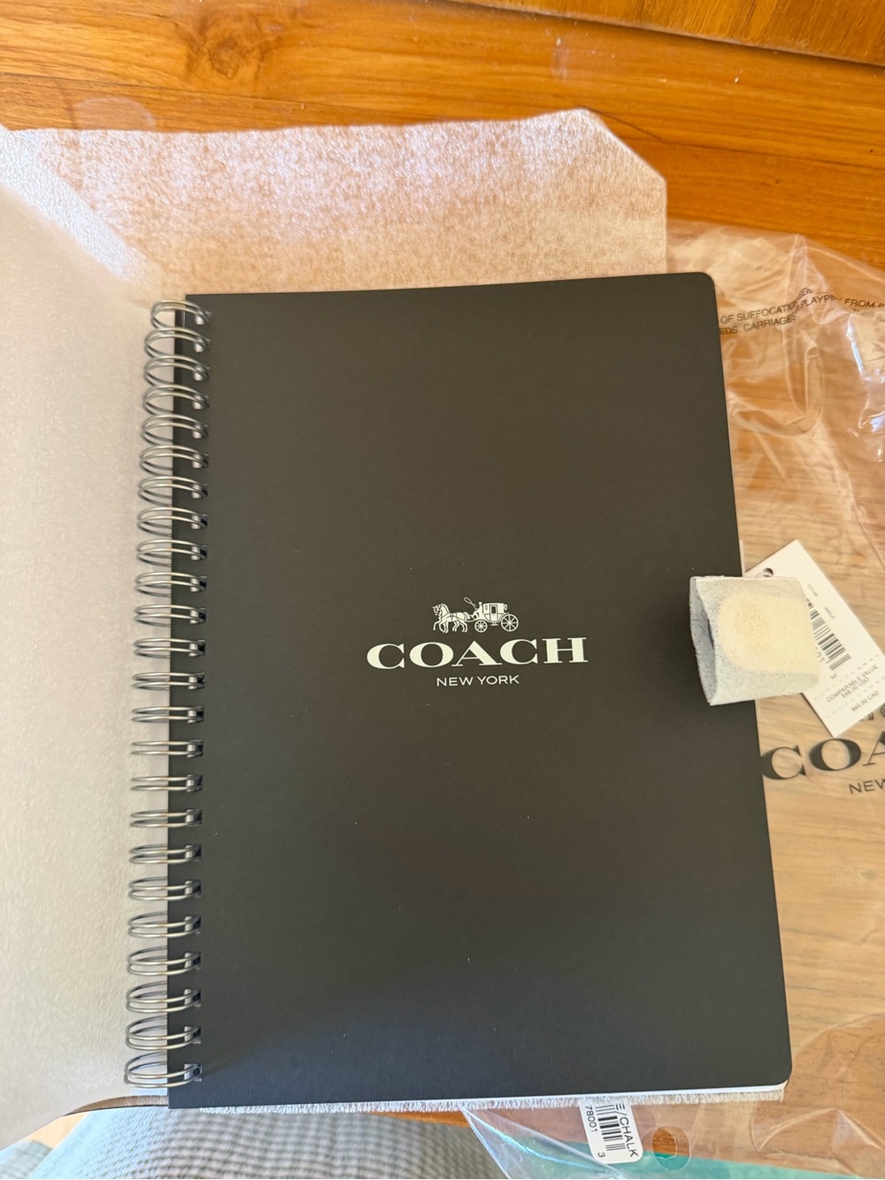 NWT Coach Signature Canvas Notebook 📔 🤍 - Picture 5 of 5
